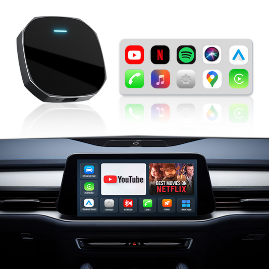 PilotPro Stream Video Box Android 12 Wireless CarPlay/Android Auto