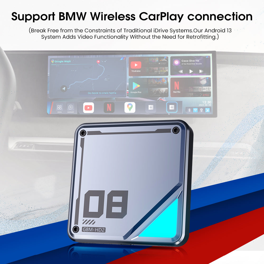 PilotPro BMW CarPlay AI Box - Customizable System ID6/ID7/ID8/ID8.5